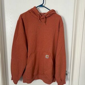 Carhartt Men's Brick Red Hoodie